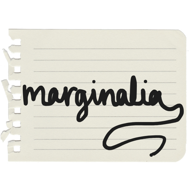 Marginalia by Marina Fang logo