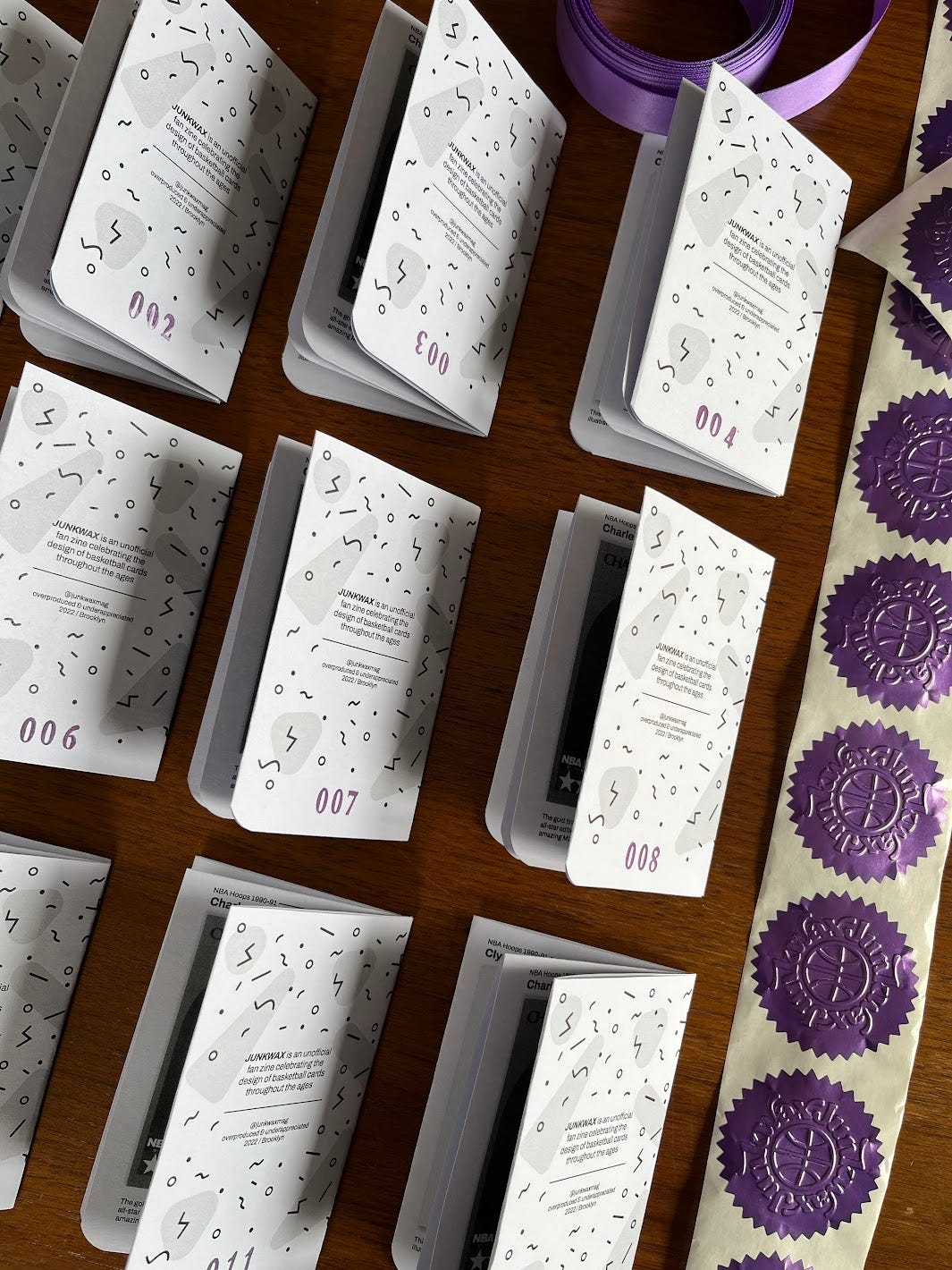 x/50 stamped zines