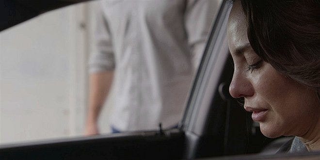 Walker Micki Mercedes crying in car as Jared Padalecki walks up. Walker Micki Mercedes crying in car as Jared Padalecki walks up.