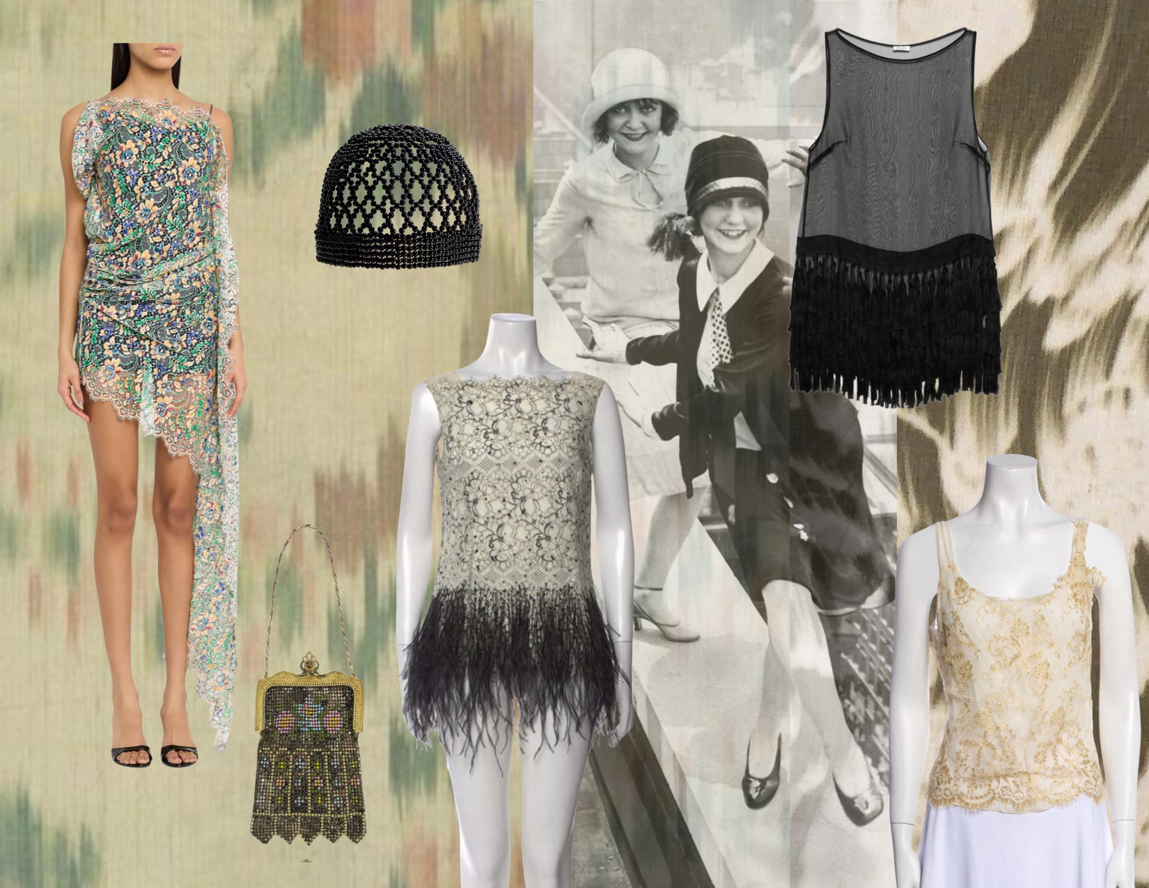 slim fit dress slacks A darling 1920s-inspired dress in cream with tiered skirt main image 0