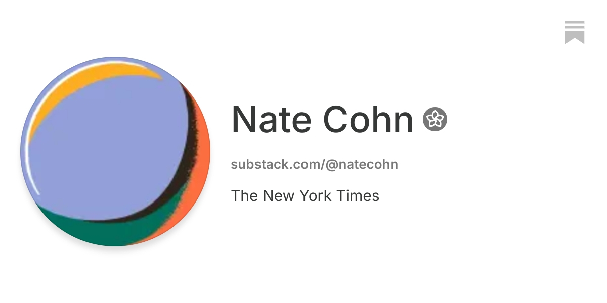 Nate Cohn | Substack