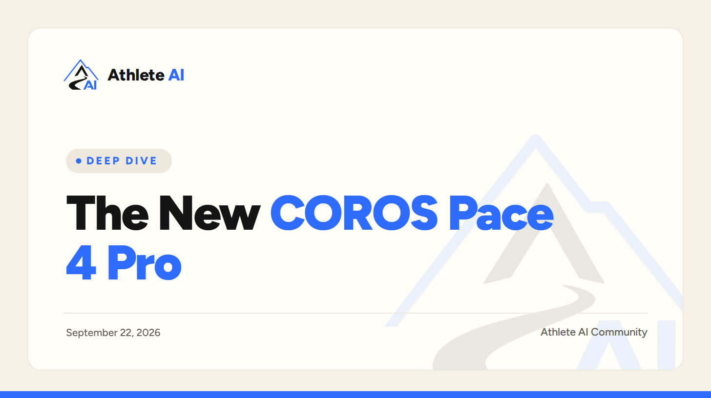 The New COROS Pace 4 Pro