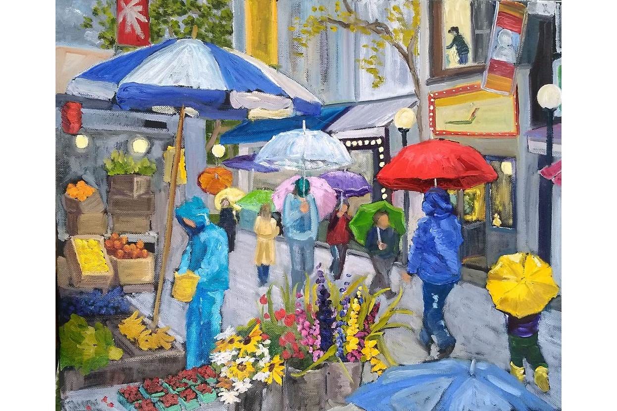 A painting of people walking with umbrellas
AI-generated content may be incorrect. A painting of people walking with umbrellas
AI-generated content may be incorrect.