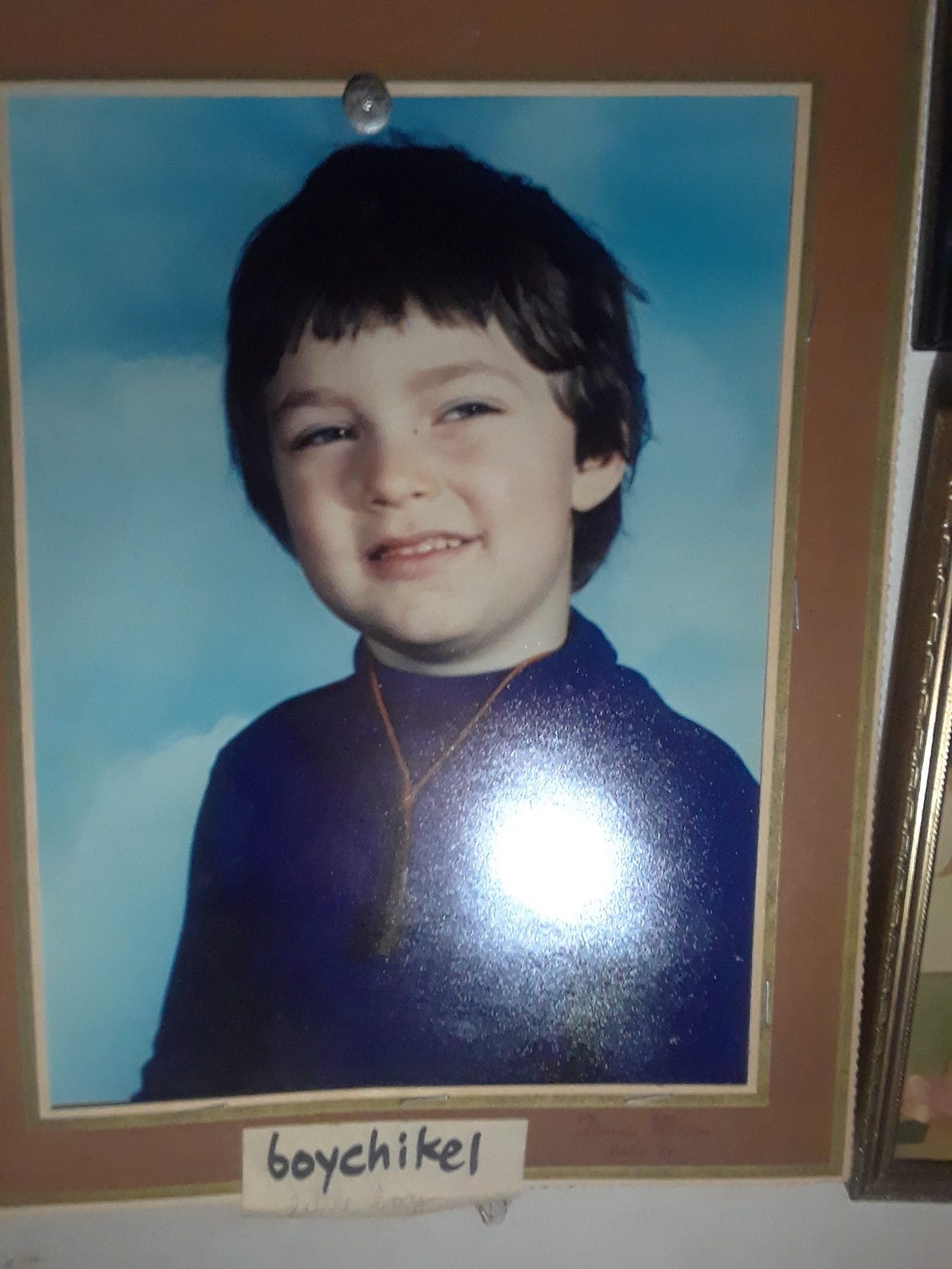 Joel as a child