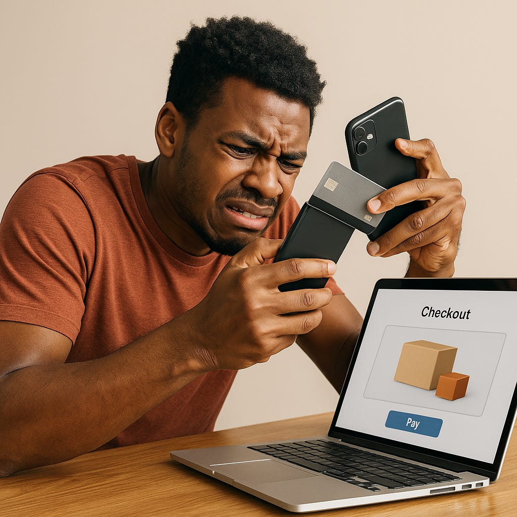 A person looking at a cell phone and a computer

AI-generated content may be incorrect.