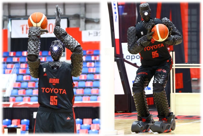 The Ever-Evolving AI Basketball Robot, CUE! | Toyota Global Site | Frontier  Research