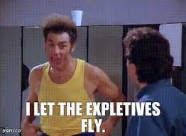 YARN | I let the expletives fly. | Seinfeld (1989) - S06E19 The Jimmy |  Video gifs by quotes | 9ffa5188 | 紗