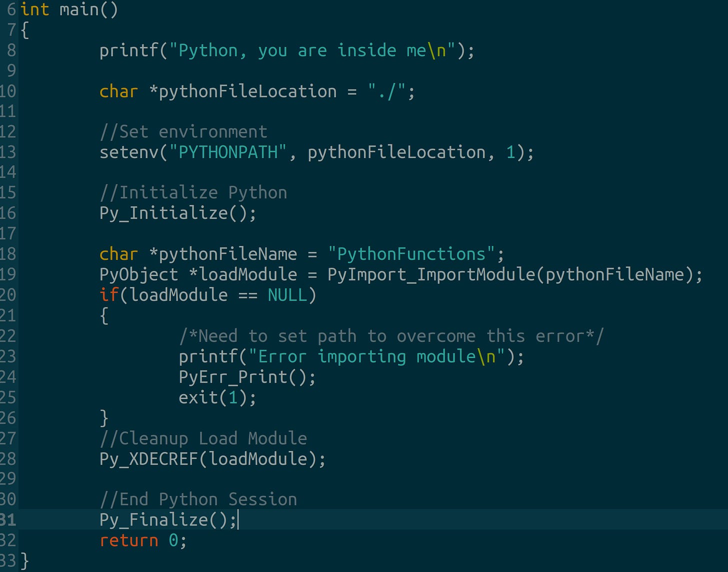 Making C and Python Talk to Each Other - by Murage Kibicho