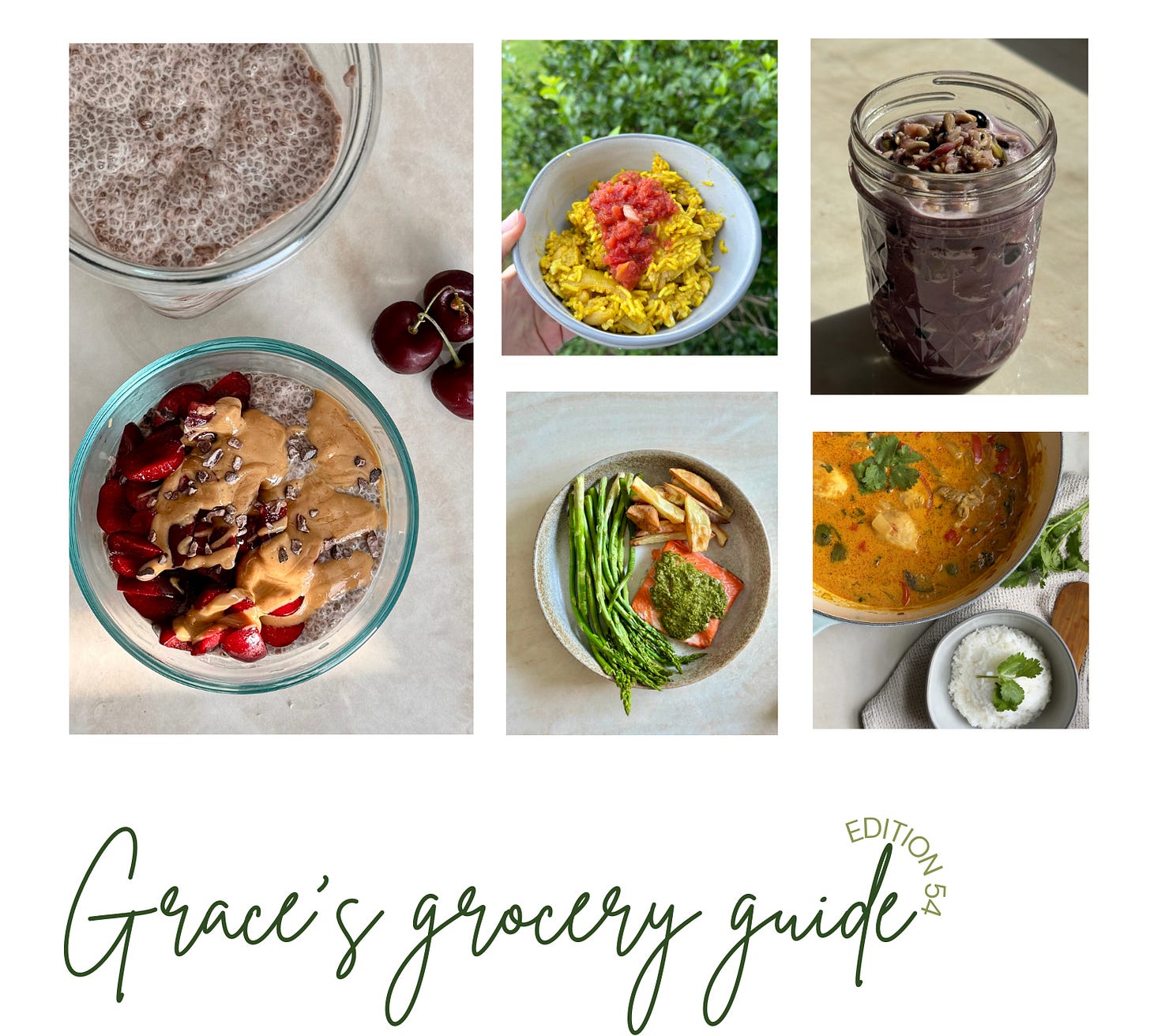 A healthy and easy grocery guide for the week