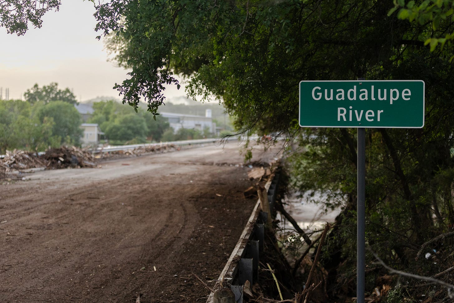 Sign for the Guadalupe River Sign for the Guadalupe River