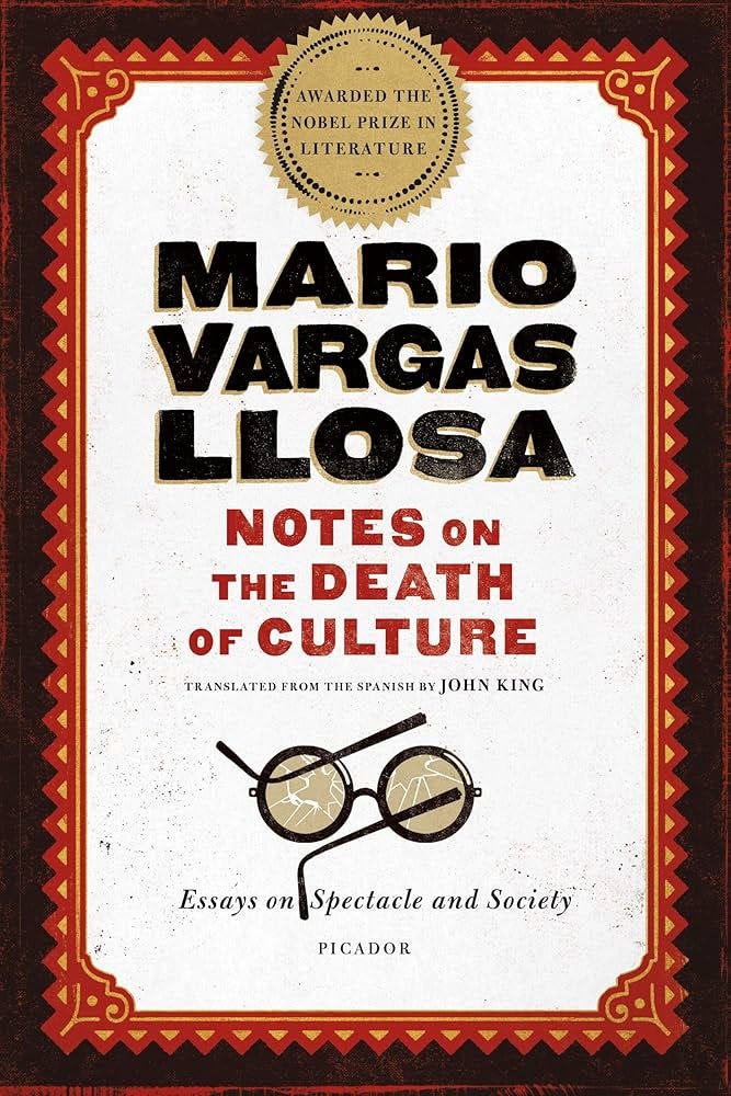 Notes on the Death of Culture: Vargas, Mario Llosa: 9781250094742:  Amazon.com: Books