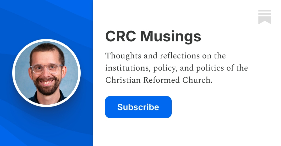 CRC Musings | Kent Hendricks | Substack