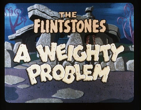 Opening slides of several educational filmstrips. Yogi Bear in "Play it Safe," The Flintstones in "A Weighty Problem," "Bamm-Bamm Tackles a Term Paper," The Jetsons "Down to Earth Nutrition," The Flintstones "Driving Guide," Jabberjaw in "The Silent Hunters," "Around the World Kids Visit Saitama, Japan," Scooby Doo in "Let's Go to Press Part II: News Reporting"