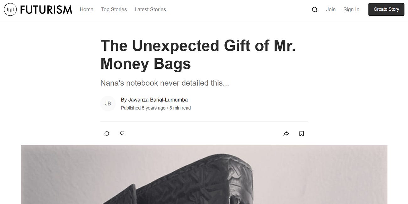 The Unexpected Gift of Mr. Money Bags