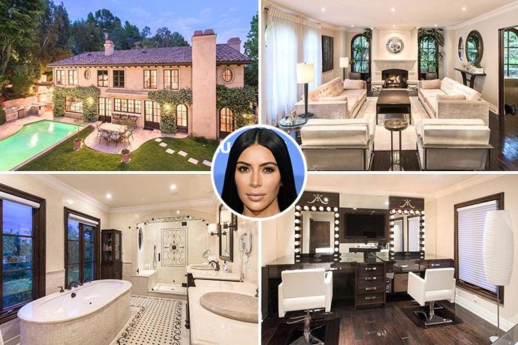 See inside Kim Kardashian's starter home where ex Kris Humphries proposed as it hits the market for ยฃ4.2million | The Sun See inside Kim Kardashian's starter home where ex Kris Humphries proposed as it hits the market for ยฃ4.2million | The Sun