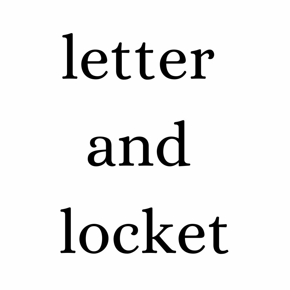 letter and locket
