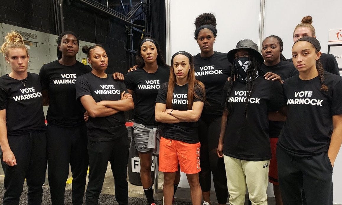 How the WNBA helped the Democrats take control of the US Senate | WNBA |  The Guardian