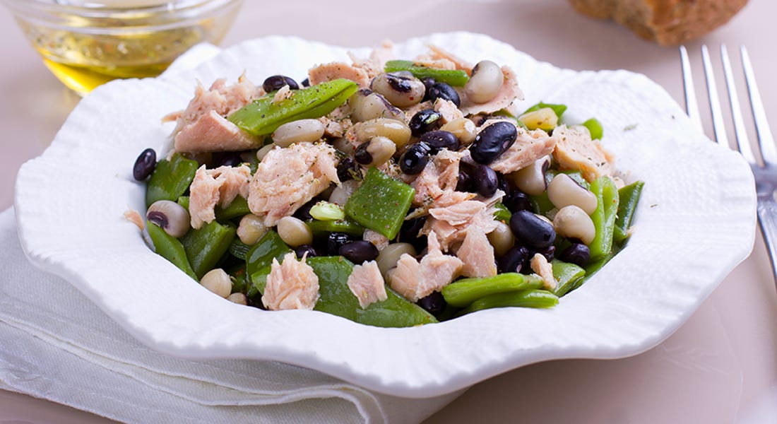 Mediterranean Black Bean and Tuna Salad