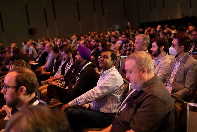 People at CloudNativeSecurityCon