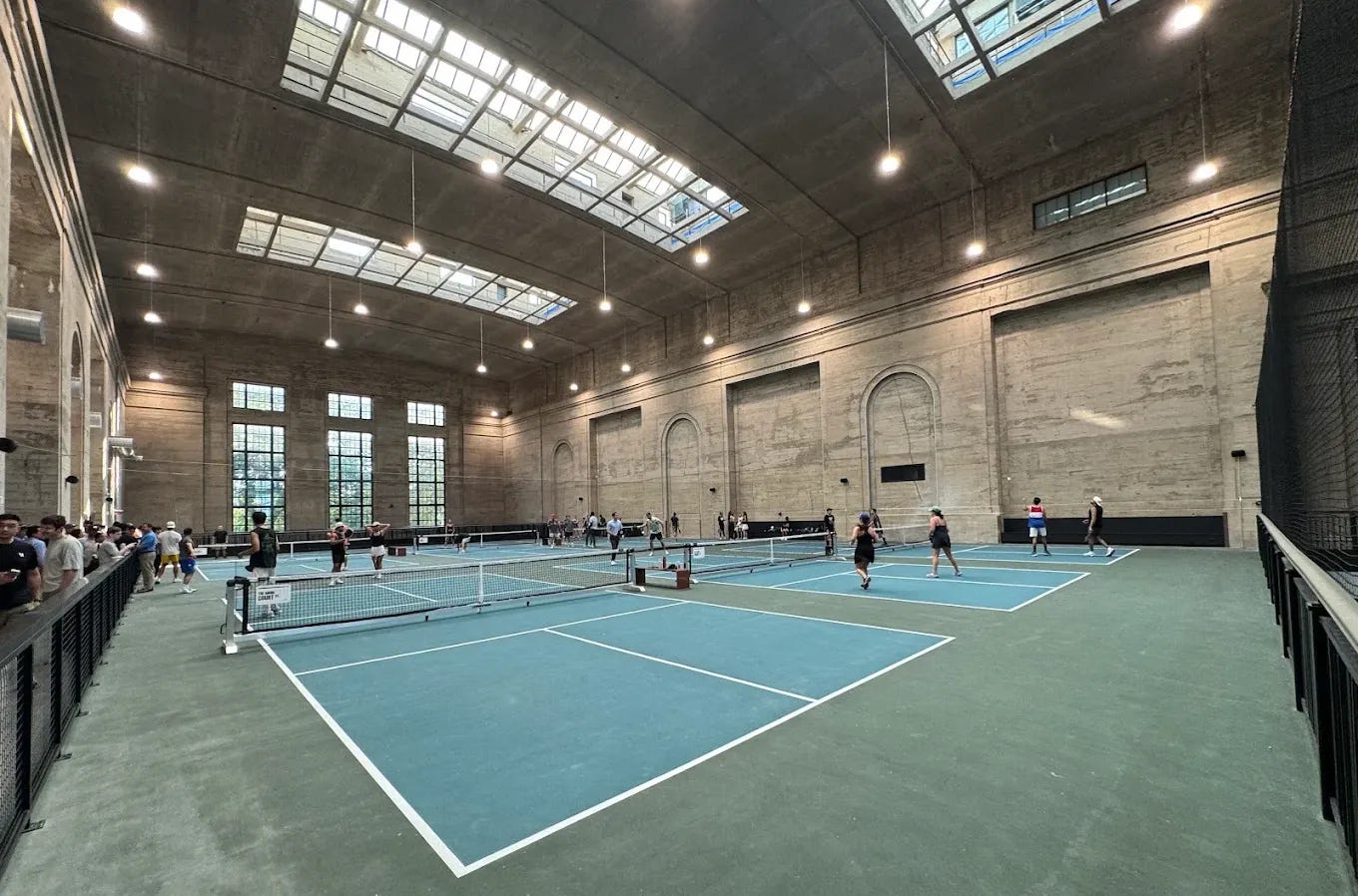 Pickleball courts at Ballers Philadelphia