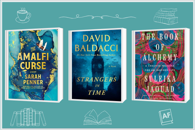 book covers of three books book covers of three books