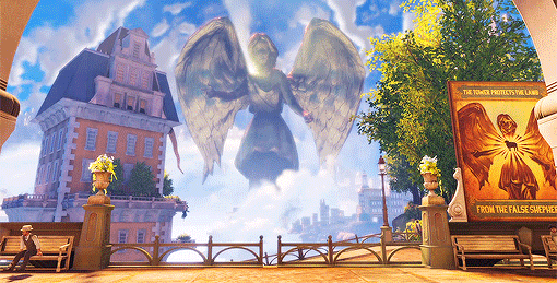 Bioshock Infinite (2013) - Columbia Scenery – @clarke-mason on Tumblr Bioshock Infinite (2013) - Columbia Scenery – @clarke-mason on Tumblr