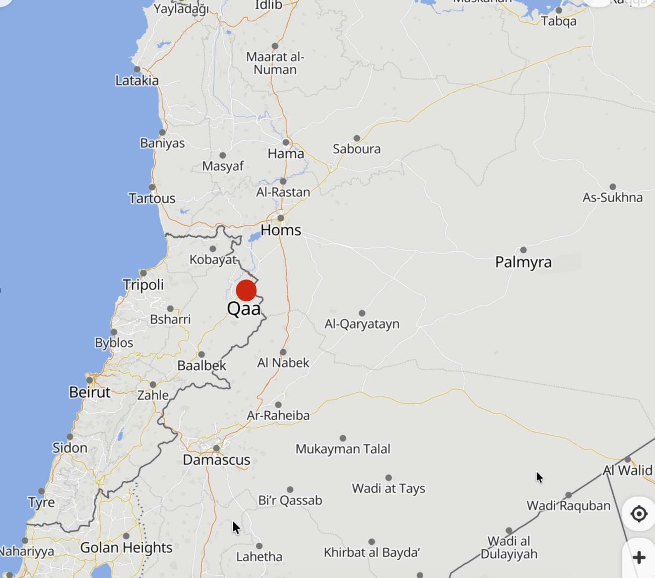 Al Qaa map