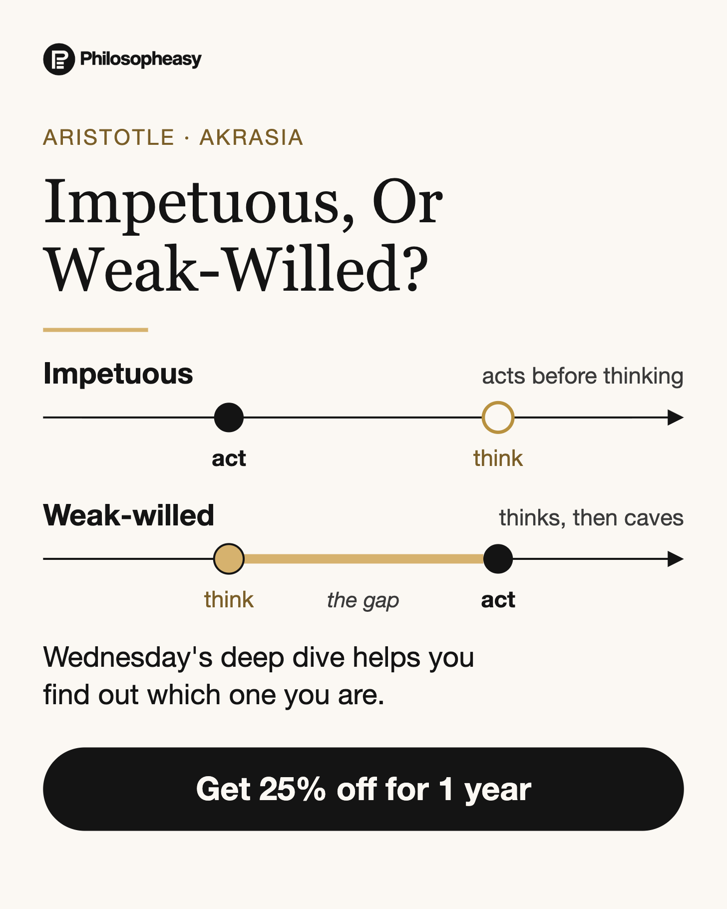 Impetuous, Or Weak-Willed? Impetuous, Or Weak-Willed?