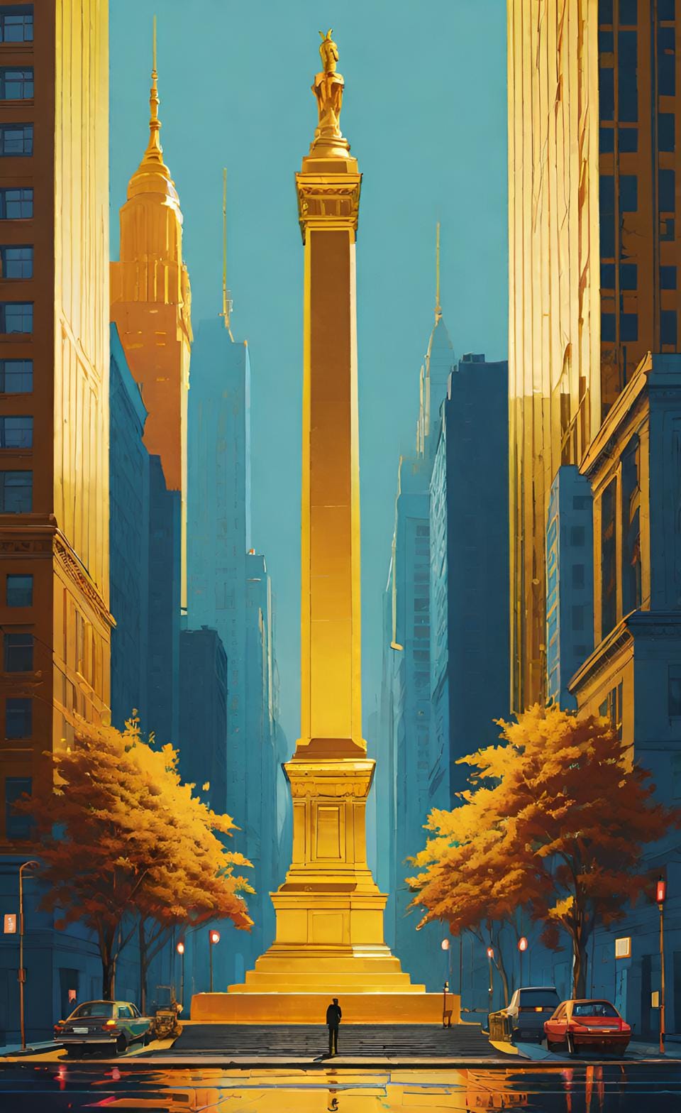 golden monument