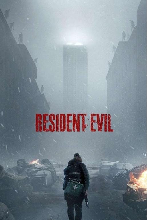 Póster oficial de la película Resident Evil dirigida por Zach Cregger