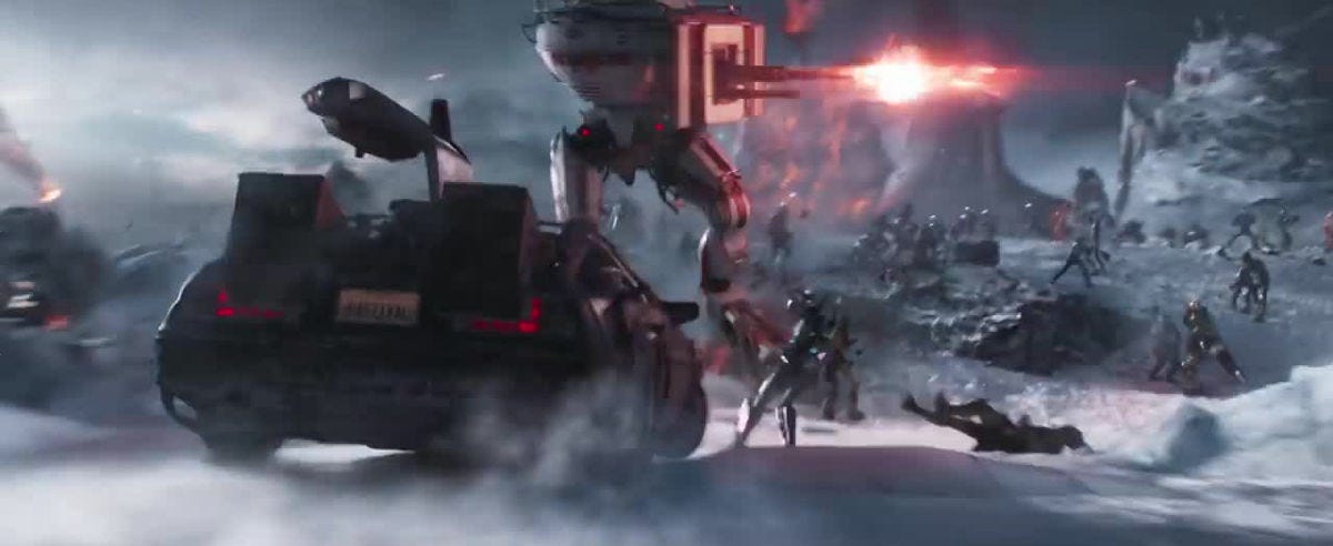 デロリアンが走りアイアン・ジャイアントが戦う映画「レディ・プレイヤー1」最新予告編公開、現実と仮想現実が激しく交錯 - GIGAZINE