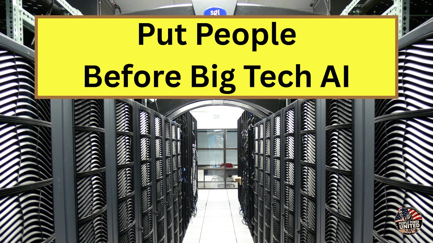 Put People Before Big Tech AI Put People Before Big Tech AI