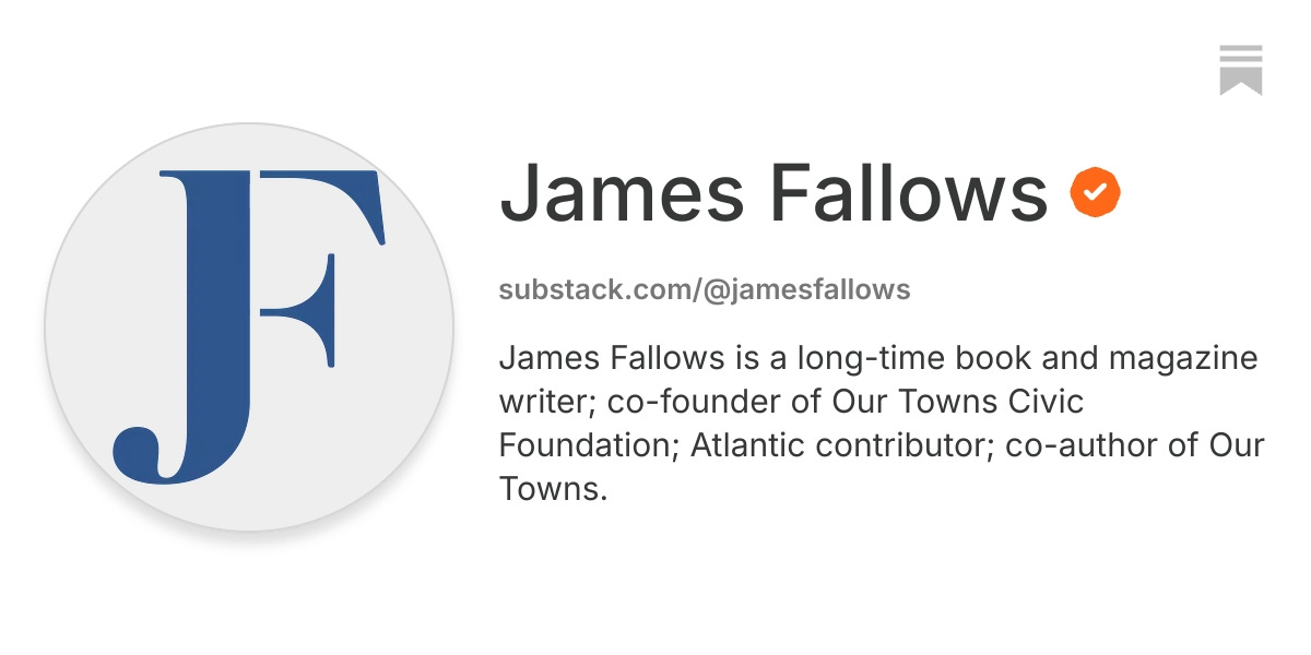 James Fallows | Substack