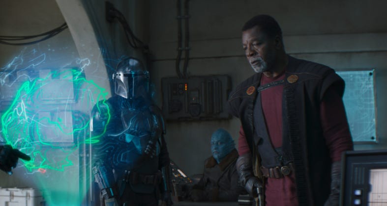 Carl Weathers in The Mandalorian, Disney Carl Weathers in The Mandalorian, Disney