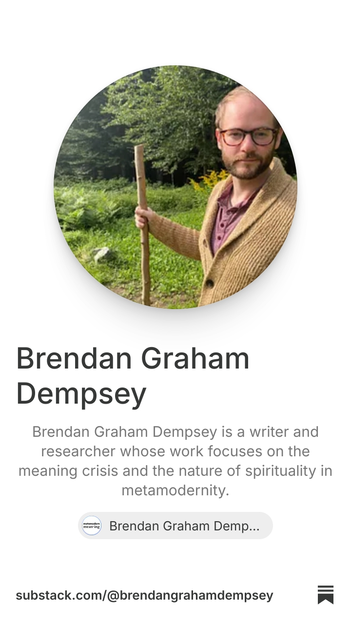 Brendan Graham Dempsey | Substack