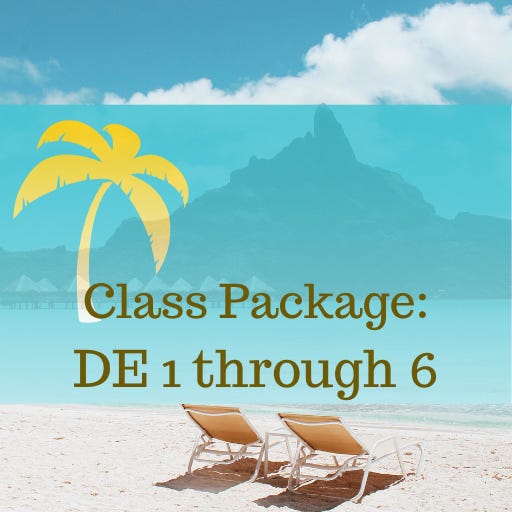 beach theme image for DE 1 - 6 class package