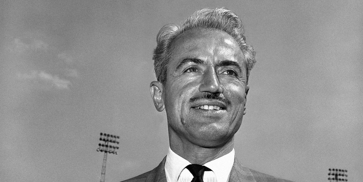 Marvin Miller, head of former union official seeking executive director&#039;s job April 1, 1966 in Major League Baseball Players Association. (AP Photo)