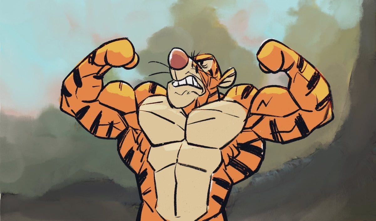 BliRhinoman! on X: "RT @79njay: I saw too many chonky tigers recently. Here  is a ripped tigger instead. Happy Year of the Tigger 2022 😂  https://t.co/7m50CpCC9v" / X