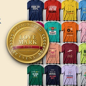 30 Lovemark Events, 30 T-Shirts That Talk