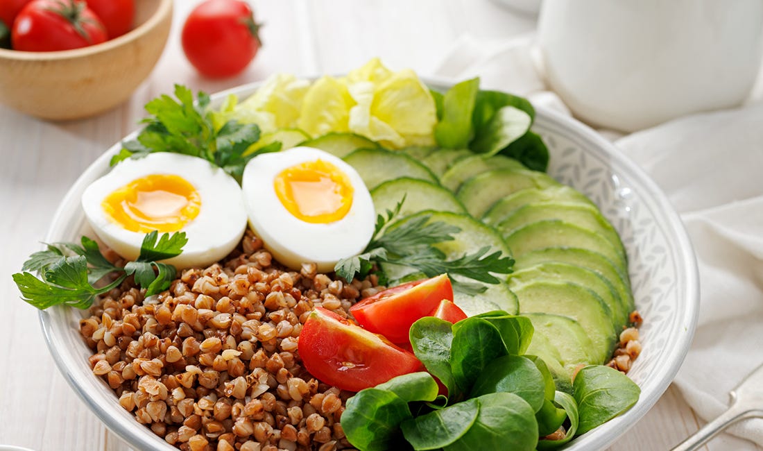 Mediterranean Farro Bowl