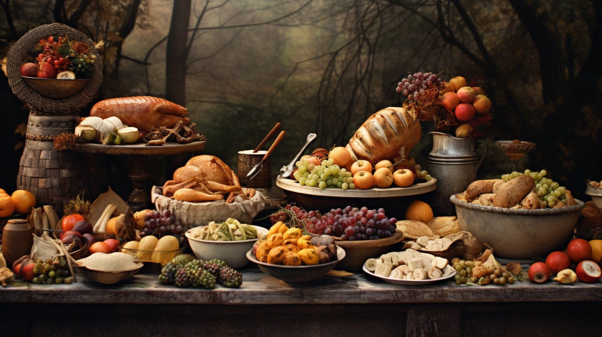 Thanksgiving feast