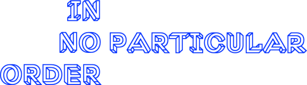 In No Particular Order from Ian Jindal