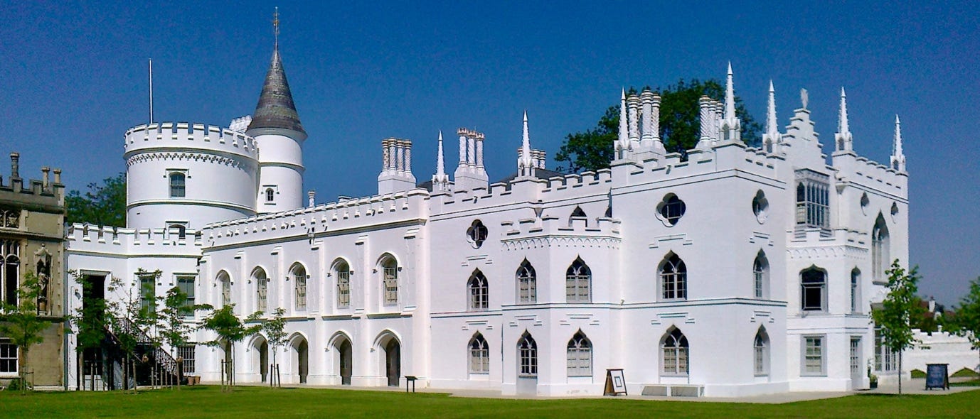A white building with Strawberry Hill House

AI-generated content may be incorrect.