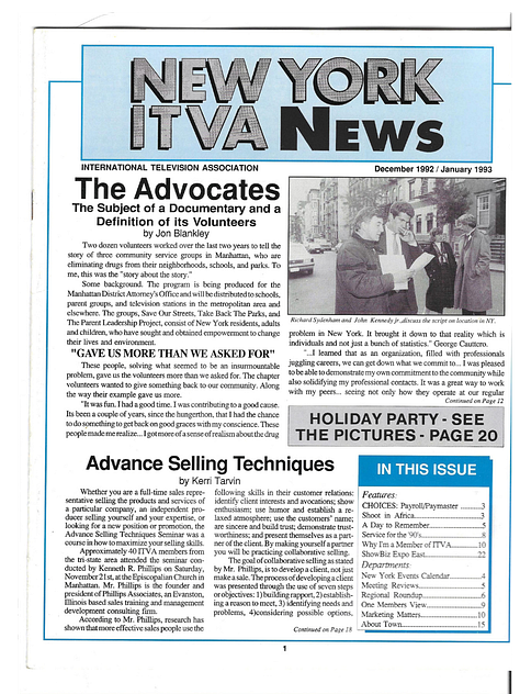 Greg Rowland NY ITVA President
