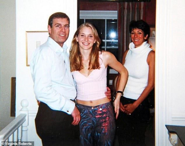 Giuffre has claimed she was sexually abused by Prince Andrew at the behest of Epstein's associate, jailed British socialite Ghislaine Maxwell, when she was just 17. Giuffre has claimed she was sexually abused by Prince Andrew at the behest of Epstein's associate, jailed British socialite Ghislaine Maxwell, when she was just 17.