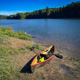 Perspectives from a canoe: creativity in quiet refuge 
