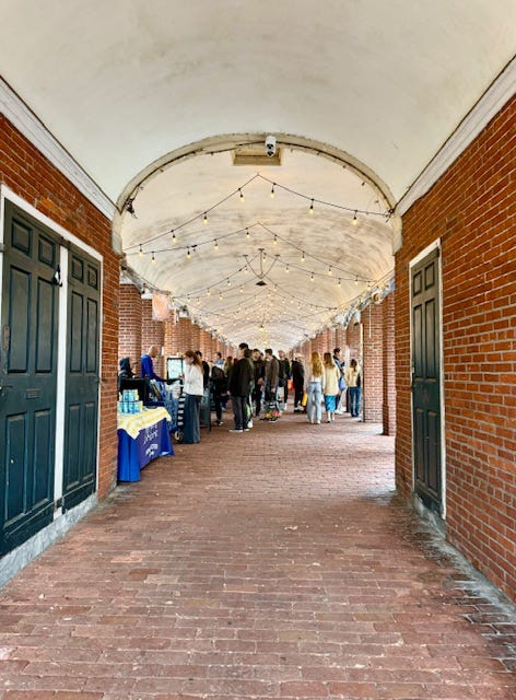 photos of head house farmers market and fall in philly