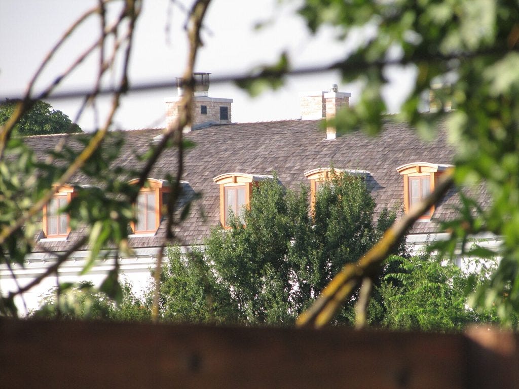 View of the Hatvanpuszta estate buildings in Fejér County Hungary View of the Hatvanpuszta estate buildings in Fejér County Hungary
