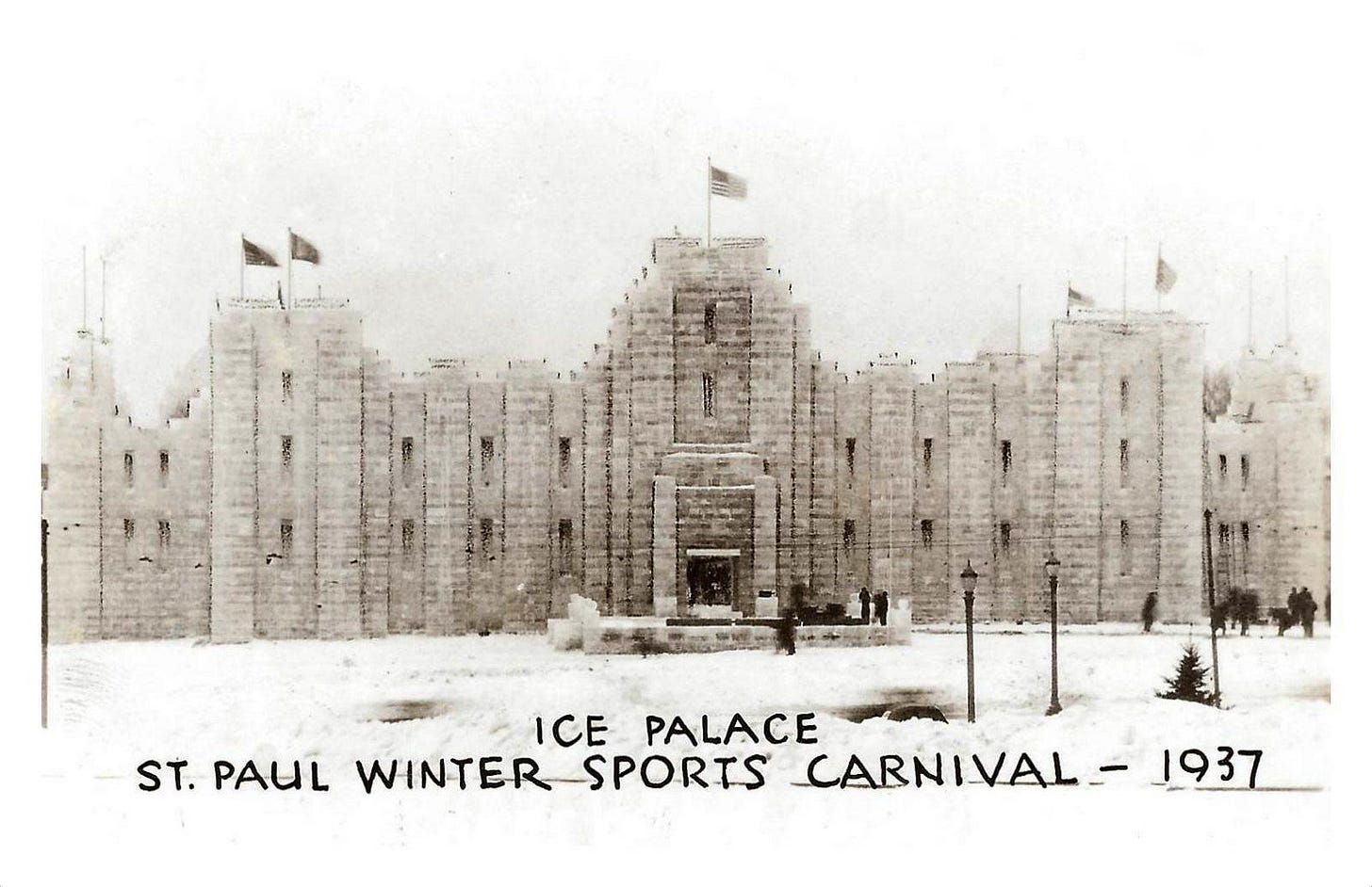 Old Saint Paul Minnesota Postcard - The Ice Palace At The 1937 St. Paul ... Old Saint Paul Minnesota Postcard - The Ice Palace At The 1937 St. Paul ...