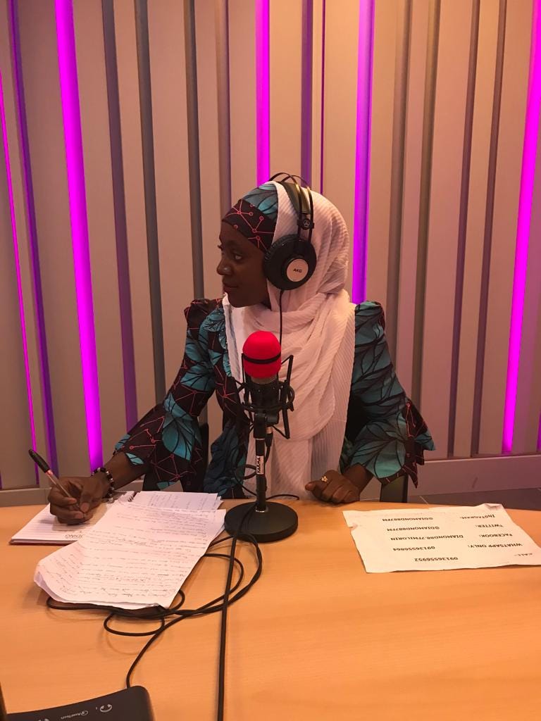 A picture when working there